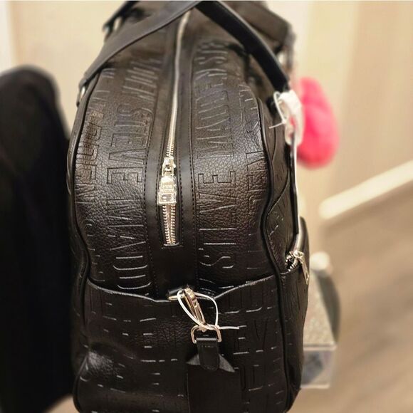 Steve Madden BZiva Logo Weekender- Black - Picture 6 of 10